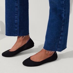 Rothy’s Black The Square Flats Size 8